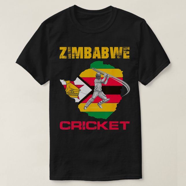 Simbabwe Cricket simbabwische Männer Frauen und Ju T-Shirt (Design vorne)