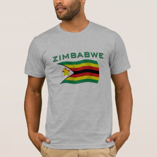Simbabwe-Flagge 2 T-Shirt