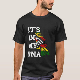 Simbabwe-Flagge Es ist in meinem DNA-Molekül Simba T-Shirt