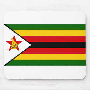 Simbabwe-Flagge Mousepad