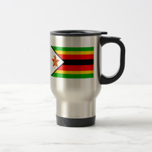 Simbabwe-Flagge Reisebecher