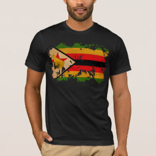 Simbabwe-Flagge T-Shirt