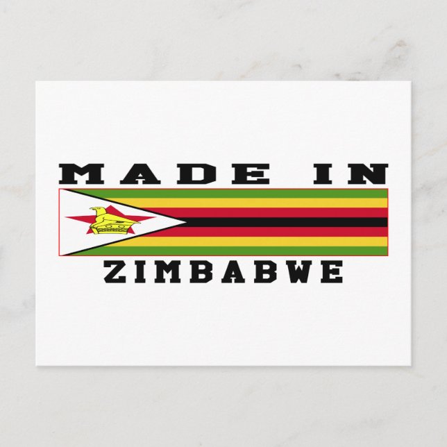 Simbabwe in Designs Postkarte (Vorderseite)
