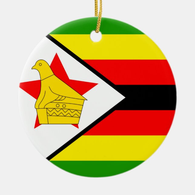 Simbabwe Keramik Ornament (Vorne)