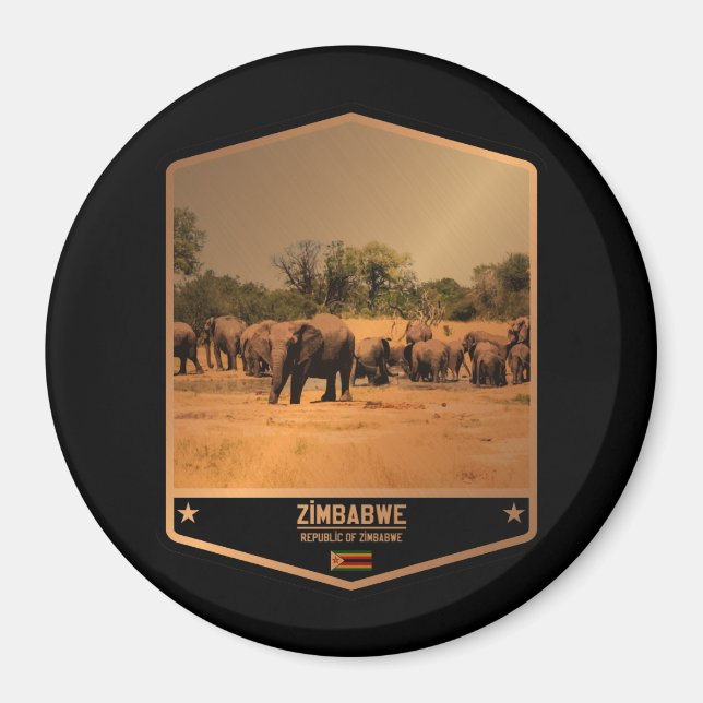 Simbabwe Magnet (Vorne)