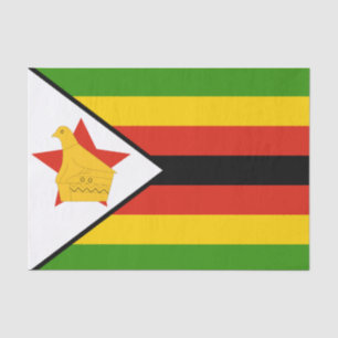 Simbabwe Mode, Simbabwe Flag Tissue-Papier Seidenpapier