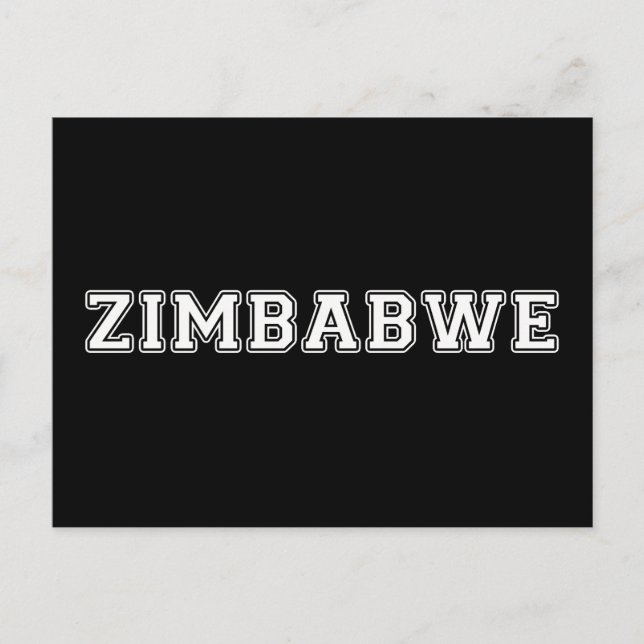 Simbabwe Postkarte (Vorderseite)