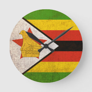 Simbabwe Runde Wanduhr