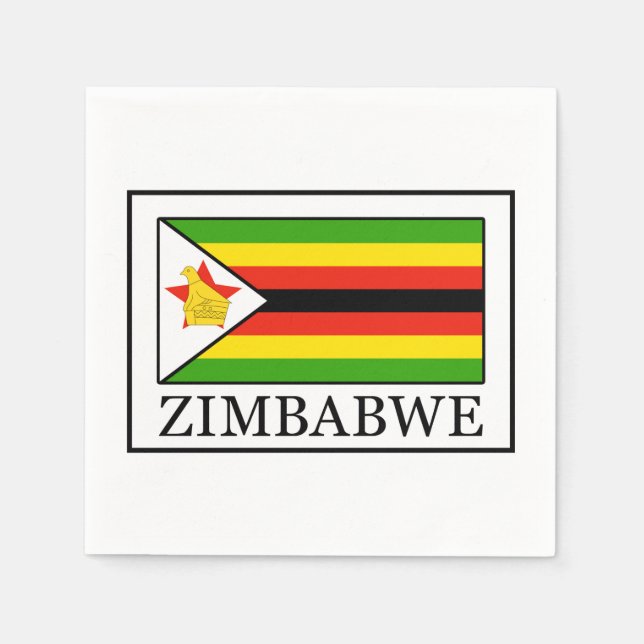 Simbabwe Serviette (Vorderseite)