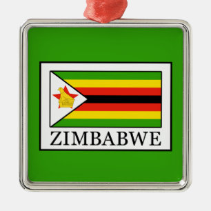 Simbabwe Silbernes Ornament