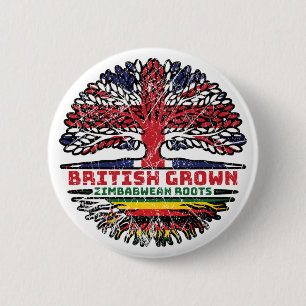 Simbabwe Simbabwek Vereinigtes Königreich British  Button