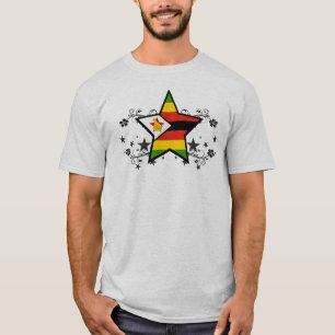 Simbabwe-Stern T-Shirt