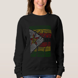 Simbabwe Stolz Handfist Heritage Zimbab Sweatshirt