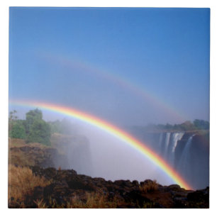 Simbabwe, Victoria-Fälle-Nationalpark. Doppel Fliese