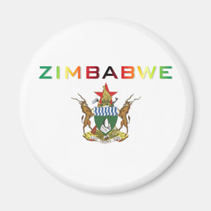 Simbabwe-Wappen Magnet