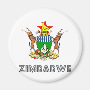 Simbabwe-Wappen Magnet