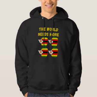 Simbabwer Menschen und Fans Die Welt Braucht Mehr Hoodie