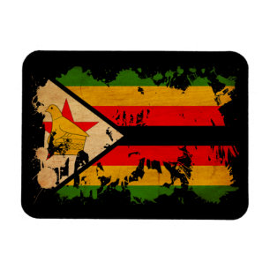 Simbabwische Flagge Magnet