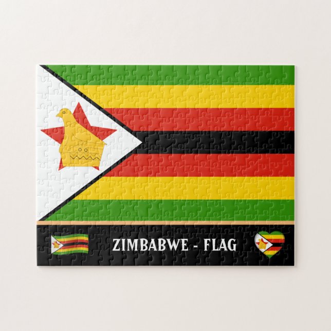 Simbabwische Flagge / Simbabwe (Horizontal)