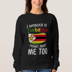 Simbabwische Flagge Sweatshirt
