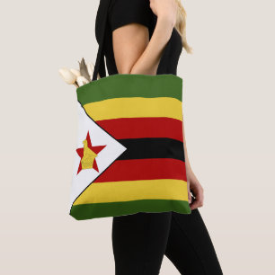 Simbabwische Flagge Tasche