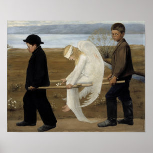 Simbergs Kunstposter "Wounded Angel" Poster