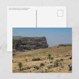 Simien Berge Äthiopien Postkarte