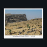 Simien Berge Äthiopien Postkarte<br><div class="desc">Landschaftliches Foto des Simien Mountains National Park im Hochland von Äthiopien,  Afrika. Foto © Sebastian Wurm.</div>