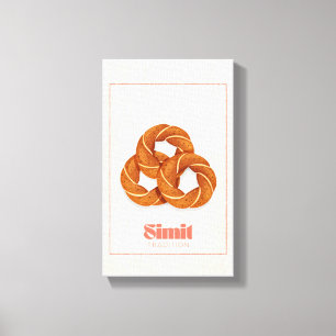 Simit Türkisches Sesambrot Tradition Leinwandposte Leinwanddruck