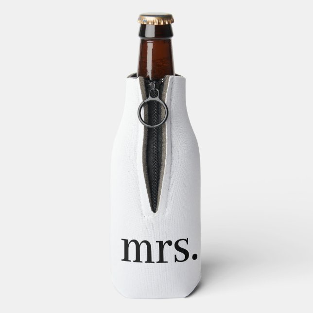 Simle White Mrs. Cool & Chilly Flaschenkühler (Flasche Rückseite)