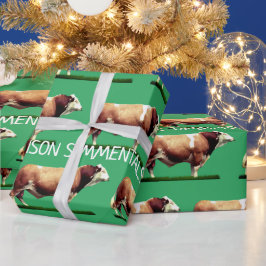 Simmental Bull Geschenkpapier