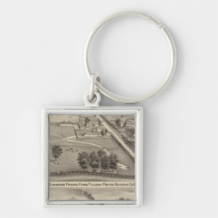 Simmon's Prairie Farm, Kenosha Water Cure Schlüsselanhänger