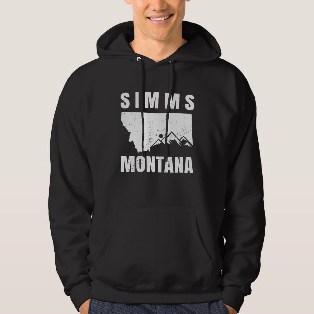 Simms Montana MT Fishing And Hiking Hoodie (Vorderseite)