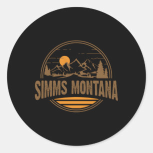 Simms Montana Wandern Runder Aufkleber
