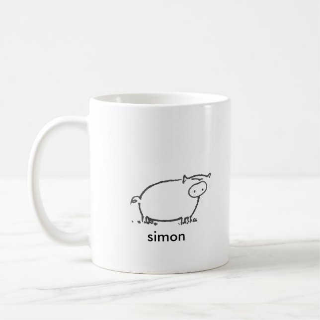 Simon - 15 Unze Kaffeetasse (Links)