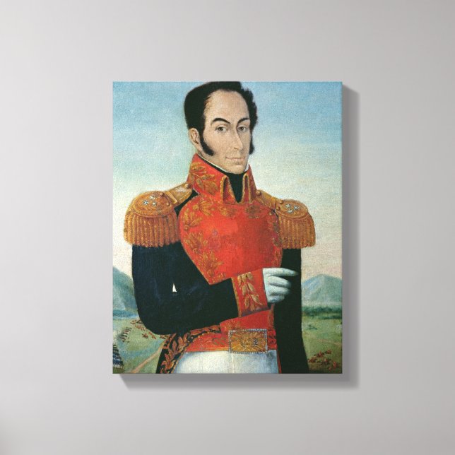 Simon Bolivar Leinwanddruck (Vorderseite)