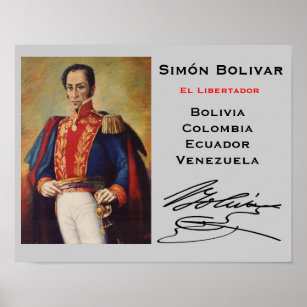 Simón Bolivar* Wall Poster