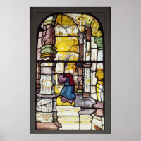 Simon im Tempel, der den Heiligen Geist verkleidet