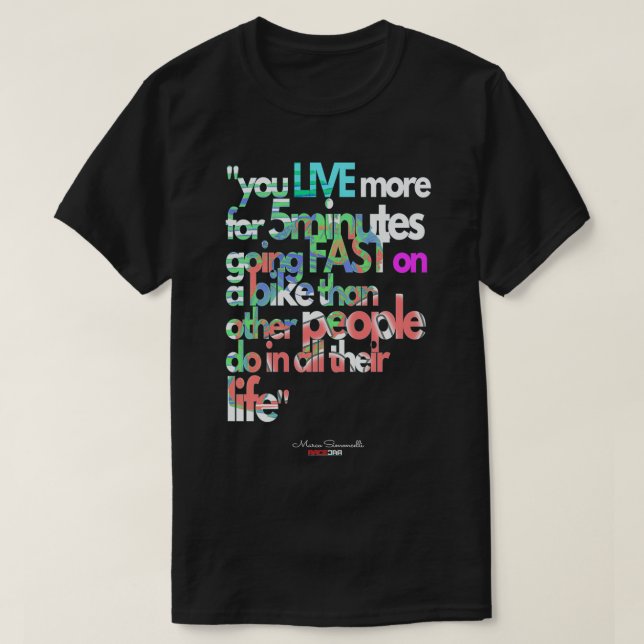 SIMONCELLI Zitat Mrd.2 T-Shirt (Design vorne)