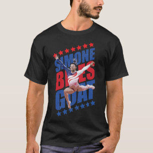 Simone Arianne Biles rückwärts retro T-Shirt