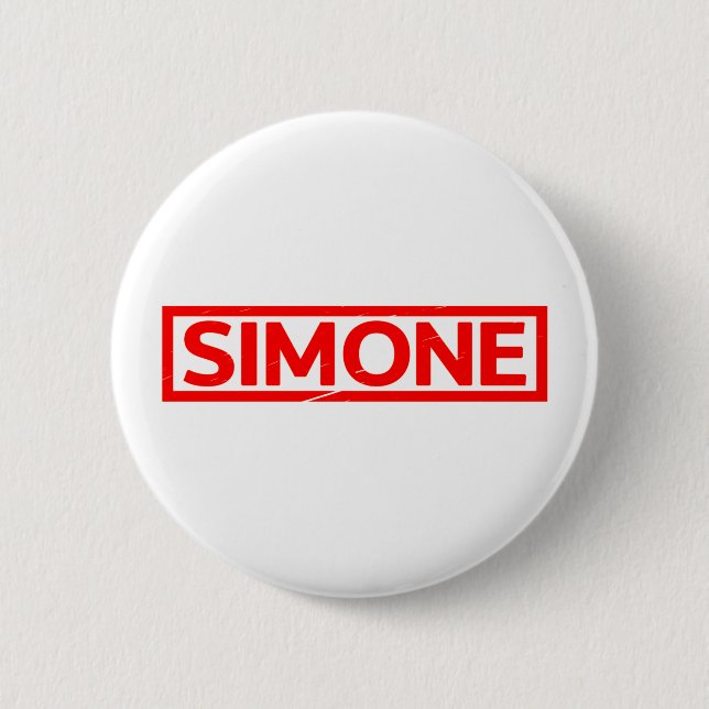Simone Briefmarke Button (Vorderseite)