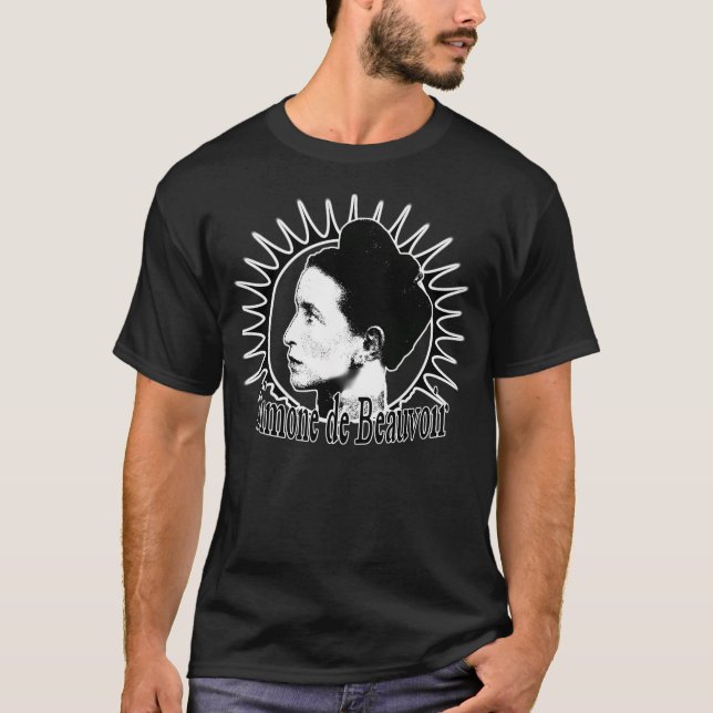 Simone de Beauvoir - Sie kam zu T-Shirt (Vorderseite)