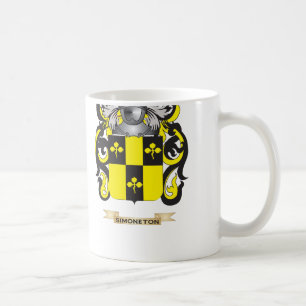 Simoneton Wappen (Familienwappen) Kaffeetasse