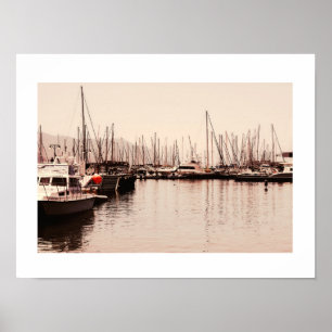 Simon's Town Hafen Schiffe Jachten Kapstadt Poster