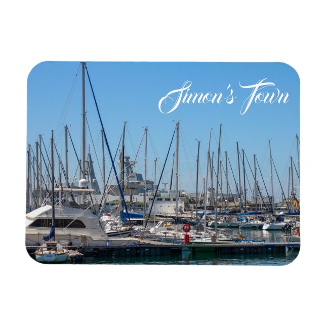 Simon's Town Navy Hafen Südafrika Magnet (Horizontal)