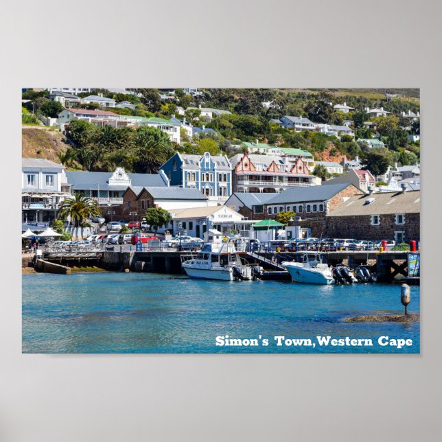 Simon's Town, Western Cape, Südafrika Poster (Vorne)