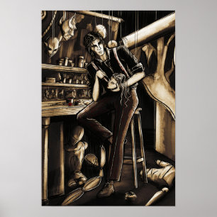 Simon's Workshop Print Poster