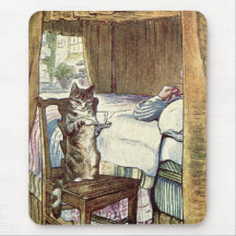 Simpkin the Cat serves Tee - Beatrix Potter