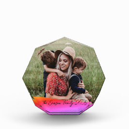 Simple 1 Photo Full Coverage - Script Text Overlay Fotoblock