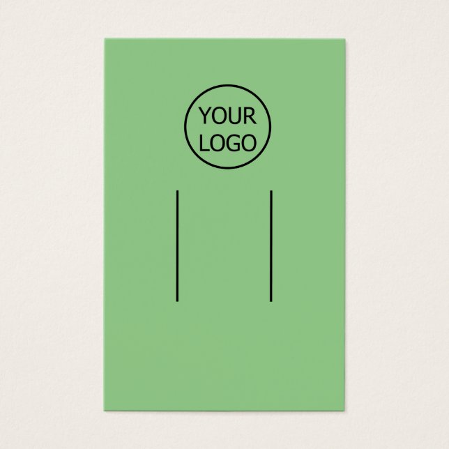 simple  add your logo custom hair clip display (Vorderseite)